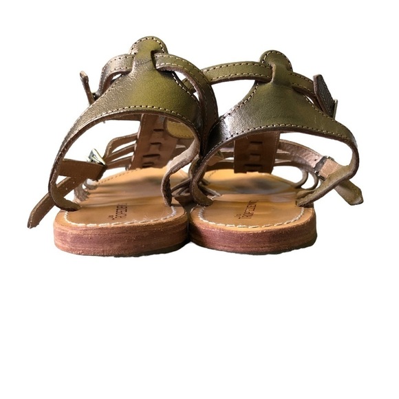 LesTropeziennes Womens Sz39 Brown Metallic Gladiator Sandals, Hicelot, Boho, Sz8 - Picture 9 of 9